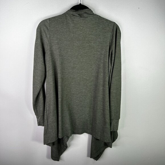 A.N.A. womens green knit open front cardigan size medium - Picture 7 of 8